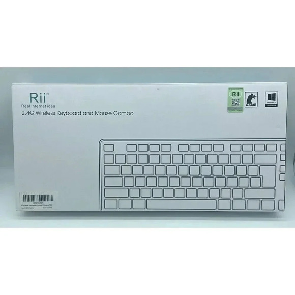 Wireless Keyboard & Mouse‎ Combo Rii RK200 Standard Office for Windows & Android - Picture 6 of 8